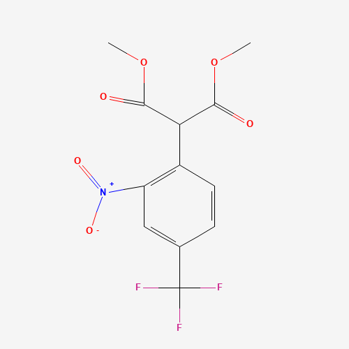 290825-52-4 Dimethyl 2-[2-nitro-4-(trifluoromethyl)phenyl]-malonate chemical structure