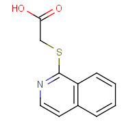 69001-90-7 2-(2-Quinoxalinylsulfanyl)acetic acid chemical structure