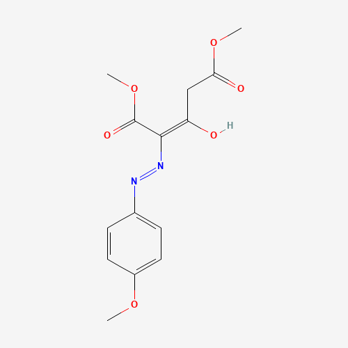 121582-52-3 Dimethyl 2-[2-(4-methoxyphenyl)hydrazono]-3-oxopentanedioate chemical structure