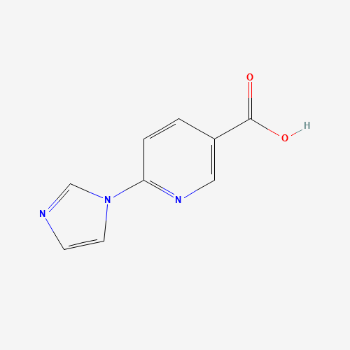 216955-75-8 6-(1H-Imidazol-1-yl)nicotinic acid chemical structure