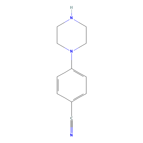 68104-63-2 4-Piperazinobenzenecarbonitrile chemical structure