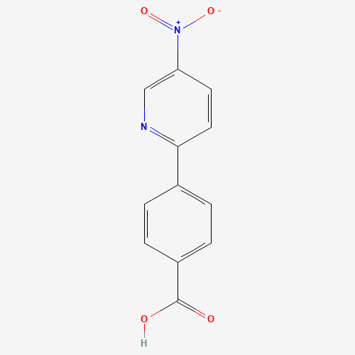 223127-49-9 4-(5-Nitro-2-pyridinyl)benzenecarboxylic acid chemical structure