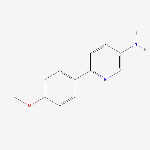 52057-98-4 6-(4-Methoxyphenyl)-3-pyridinamine chemical structure