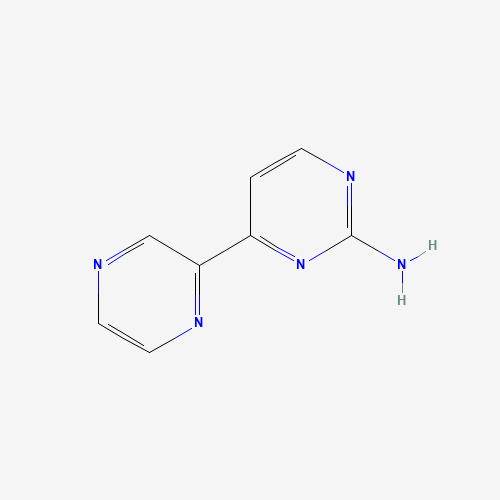 874792-15-1 4-(2-Pyrazinyl)-2-pyrimidinamine chemical structure