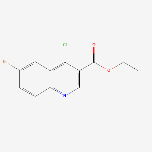 206257-39-8 Ethyl 6-bromo-4-chloro-3-quinolinecarboxylate chemical structure