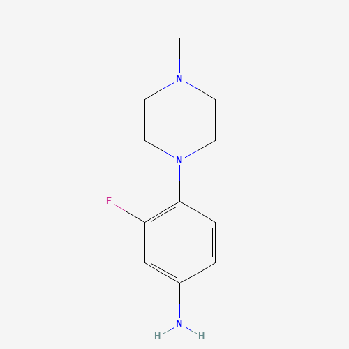221198-99-8 3-Fluoro-4-(4-methylpiperazino)aniline chemical structure