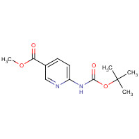 144186-11-8 Methyl 6-[(tert-butoxycarbonyl)amino]nicotinate chemical structure