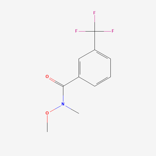 116332-62-8 N-Methoxy-N-methyl-3-(trifluoromethyl)-benzenecarboxamide chemical structure