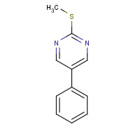 31408-20-5 2-(Methylsulfanyl)-5-phenylpyrimidine chemical structure