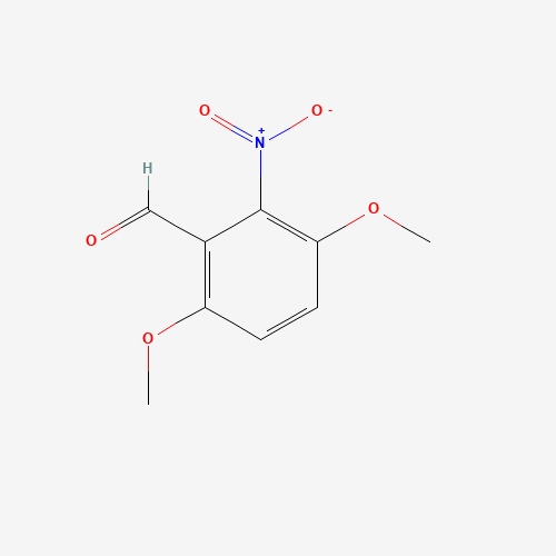 1206-55-9 3,6-Dimethoxy-2-nitrobenzenecarbaldehyde chemical structure