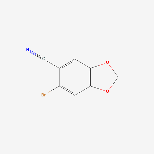 6120-26-9 6-Bromo-1,3-benzodioxole-5-carbonitrile chemical structure