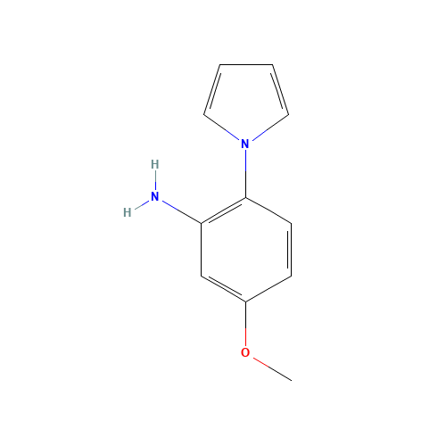 59194-26-2 5-Methoxy-2-(1H-pyrrol-1-yl)aniline chemical structure