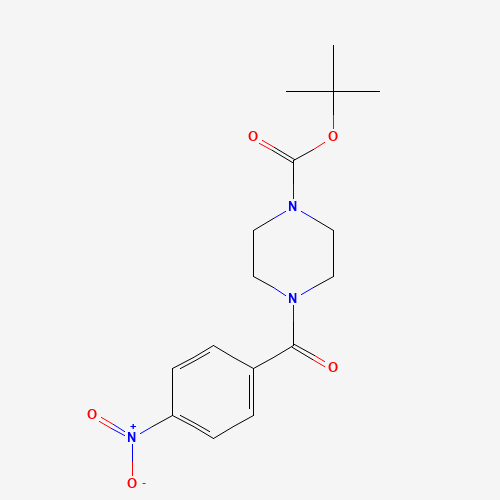 509073-62-5 tert-Butyl 4-(4-nitrobenzoyl)tetrahydro-1(2H)-pyrazinecarboxylate chemical structure