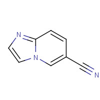 106850-34-4 Imidazo[1,2-a]pyridine-6-carbonitrile chemical structure
