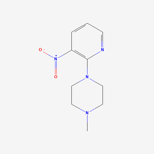5028-15-9 1-Methyl-4-(3-nitro-2-pyridinyl)piperazine chemical structure