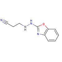93794-06-0 3-[1-(1,3-Benzoxazol-2-yl)hydrazino]propanenitrile chemical structure