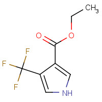 120732-04-9 Ethyl 4-(trifluoromethyl)-1H-pyrrole-3-carboxylate chemical structure