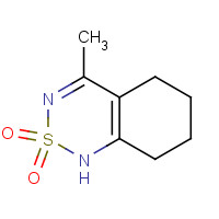 3580-37-8 4-Methyl-5,6,7,8-tetrahydro-2lambda~6~,1,3-benzothiadiazine-2,2(1H)-dione chemical structure
