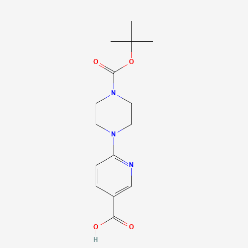 201809-22-5 6-[4-(tert-Butoxycarbonyl)piperazino]-nicotinic acid chemical structure