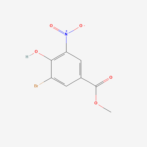 40258-72-8 Methyl 3-bromo-4-hydroxy-5-nitrobenzenecarboxylate chemical structure