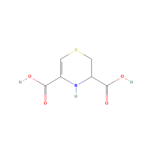 86360-62-5 3,4-Dihydro-2H-1,4-thiazine-3,5-dicarboxylic acid chemical structure