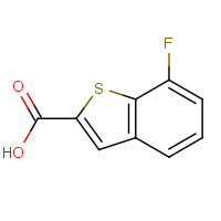 550998-67-9 7-Fluoro-1-benzothiophene-2-carboxylic acid chemical structure