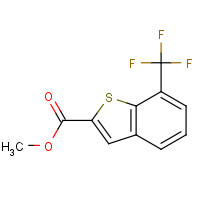 550998-55-5 Methyl 7-(trifluoromethyl)-1-benzothiophene-2-carboxylate chemical structure