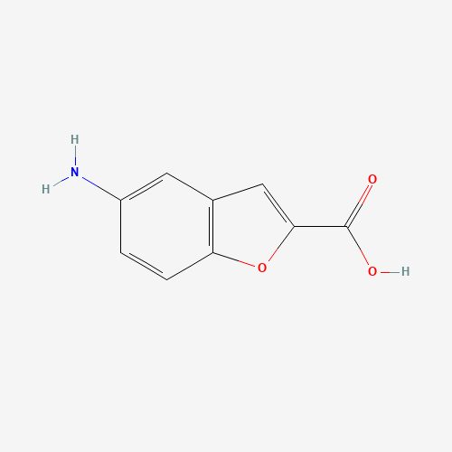 42933-44-8 5-Amino-1-benzofuran-2-carboxylic acid chemical structure
