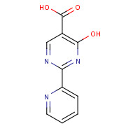 56406-45-2 4-Hydroxy-2-(2-pyridinyl)-5-pyrimidinecarboxylicacid chemical structure