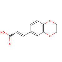 14939-91-4 3-(2,3-Dihydro-1,4-benzodioxin-6-yl)acrylic acid chemical structure