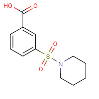 7311-93-5 3-(Piperidinosulfonyl)benzenecarboxylic acid chemical structure
