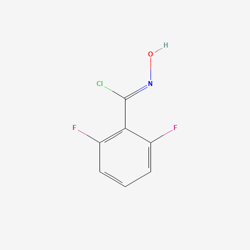 118591-69-8 2,6-Difluoro-N-hydroxybenzenecarboximidoylchloride chemical structure