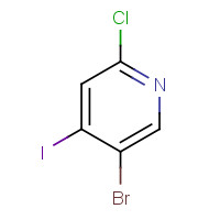 401892-47-5 5-Bromo-2-chloro-4-iodopyridine chemical structure