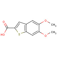 23046-03-9 5,6-Dimethoxy-1-benzothiophene-2-carboxylic acid chemical structure