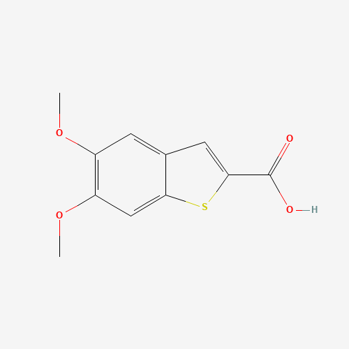 23046-03-9 5,6-Dimethoxy-1-benzothiophene-2-carboxylic acid chemical structure