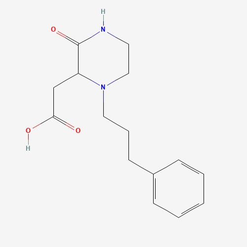 1033600-32-6 [3-Oxo-1-(3-phenylpropyl)-2-piperazinyl]-acetic acid chemical structure