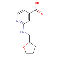 1019452-63-1 2-[(Tetrahydro-2-furanylmethyl)amino]-isonicotinic acid chemical structure