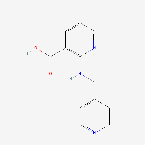 854382-06-2 2-[(4-Pyridinylmethyl)amino]nicotinic acid chemical structure