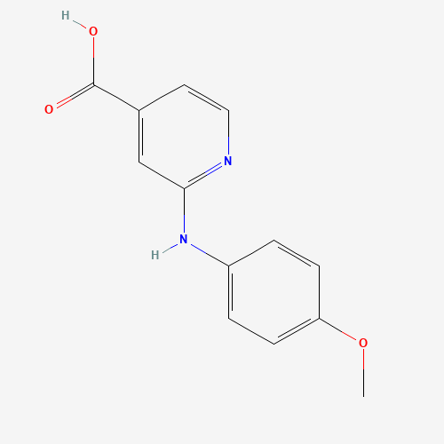85726-29-0 2-(4-Methoxyanilino)isonicotinic acid chemical structure