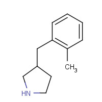 887594-99-2 3-(2-Methylbenzyl)pyrrolidine chemical structure