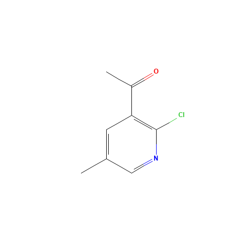 885223-64-3 1-(2-Chloro-5-methylpyridin-3-yl)ethanone chemical structure