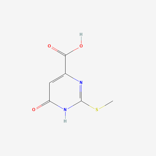 6314-14-3 6-Hydroxy-2-(methylsulfanyl)-4-pyrimidinecarboxylic acid chemical structure