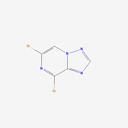 944709-42-6 6,8-Dibromo[1,2,4]triazolo[1,5-a]pyrazine chemical structure