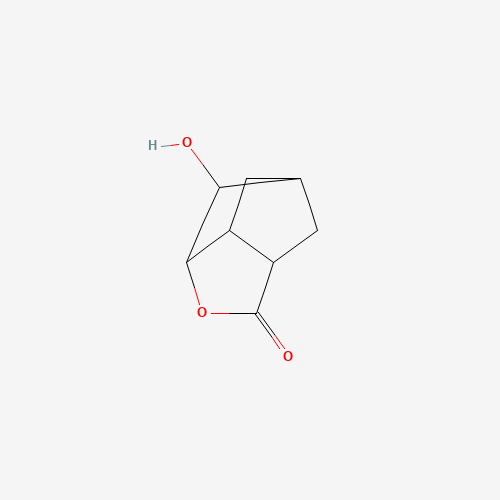 92343-46-9 2-Hydroxy-4-oxatricyclo[4.2.1.03,7]nonan-5-one chemical structure
