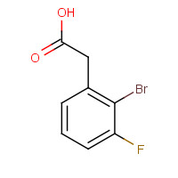 958454-33-6 2-Bromo-3-fluorophenylacetic acid chemical structure