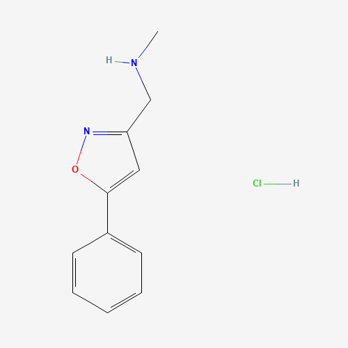 852227-91-9 N-Methyl-1-(5-phenyl-3-isoxazolyl)methanamine hydrochloride chemical structure