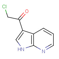 83393-47-9 2-Chloro-1-(1H-pyrrolo[2,3-b]pyridin-3-yl)-1-ethanone chemical structure
