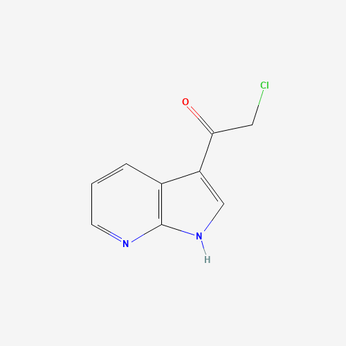 83393-47-9 2-Chloro-1-(1H-pyrrolo[2,3-b]pyridin-3-yl)-1-ethanone chemical structure