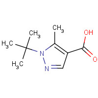 288251-51-4 1-(tert-Butyl)-5-methyl-1H-pyrazole-4-carboxylic acid chemical structure