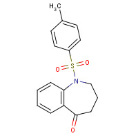 24310-36-9 1-[(4-Methylphenyl)sulfonyl]-1,2,3,4-tetrahydro-5H-1-benzazepin-5-one chemical structure
